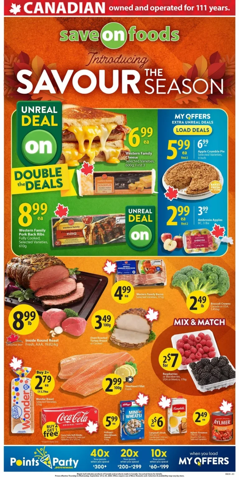 save on foods flyer week 39