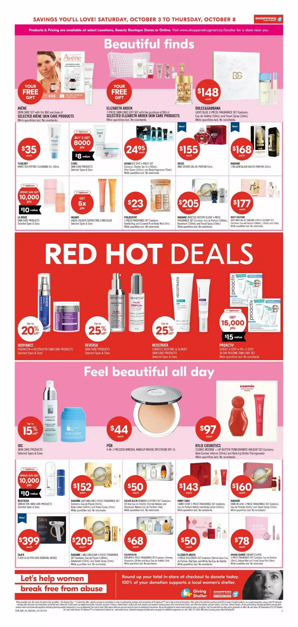 shoppers drug mart flyer october 3 8 15 450