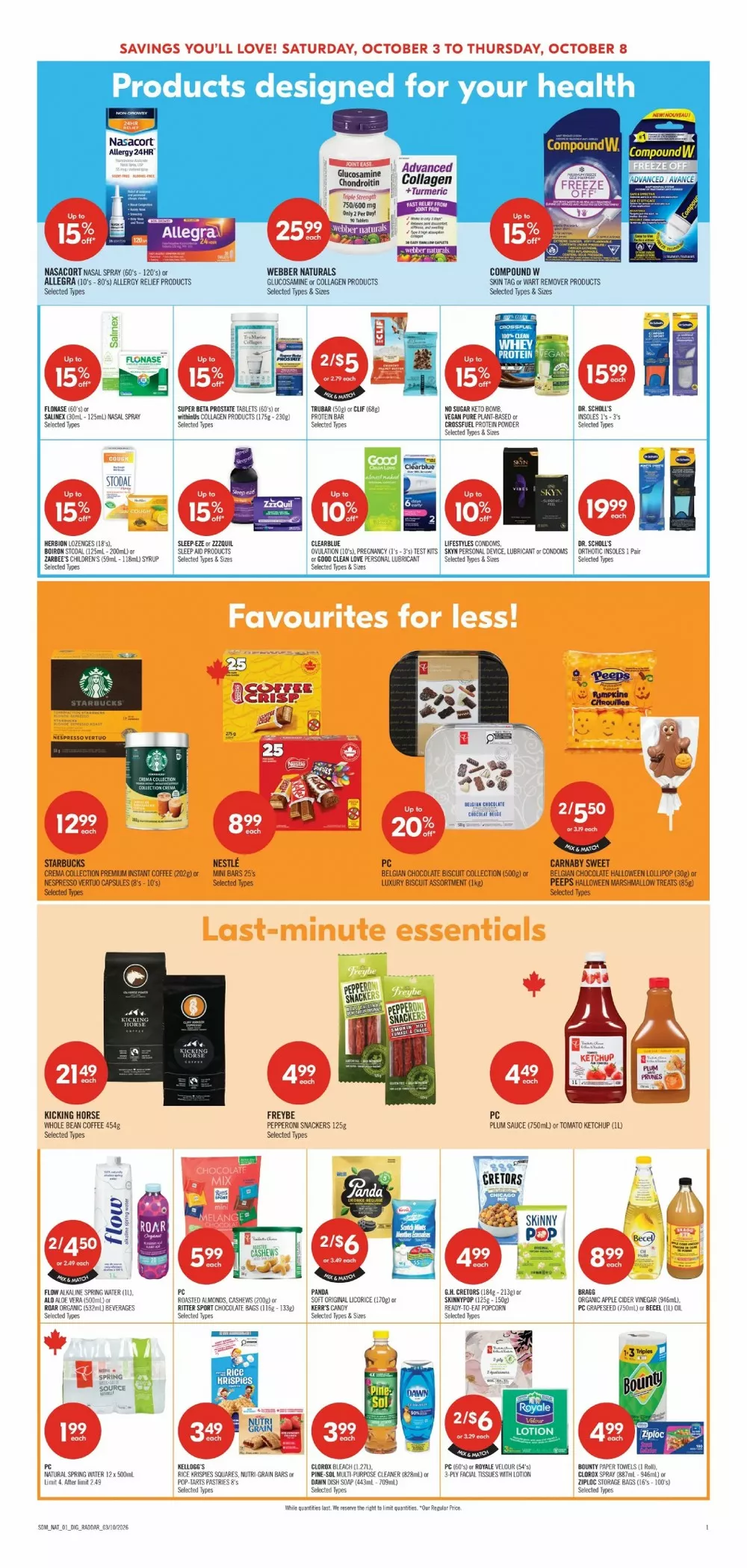 shoppers drug mart flyer october 3 8 20 443