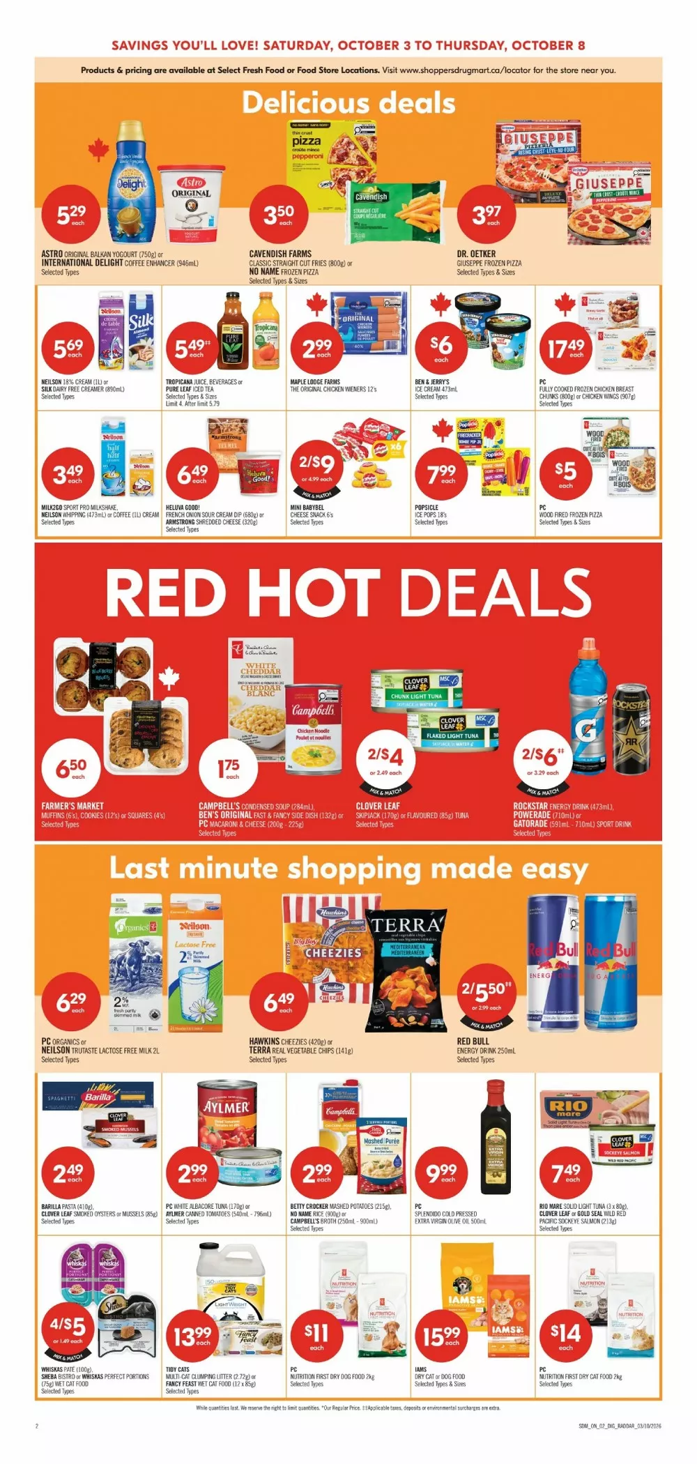 shoppers drug mart flyer october 3 8 9 638