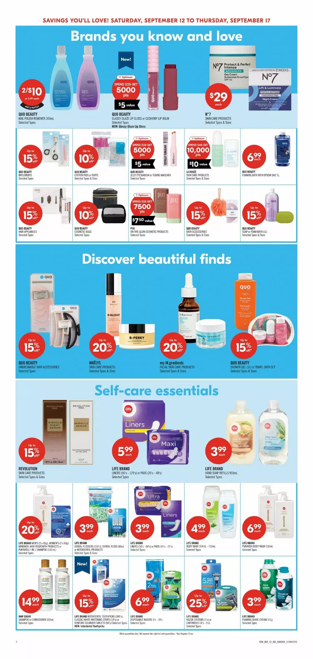 shoppers drug mart flyer september 12 17 19 642