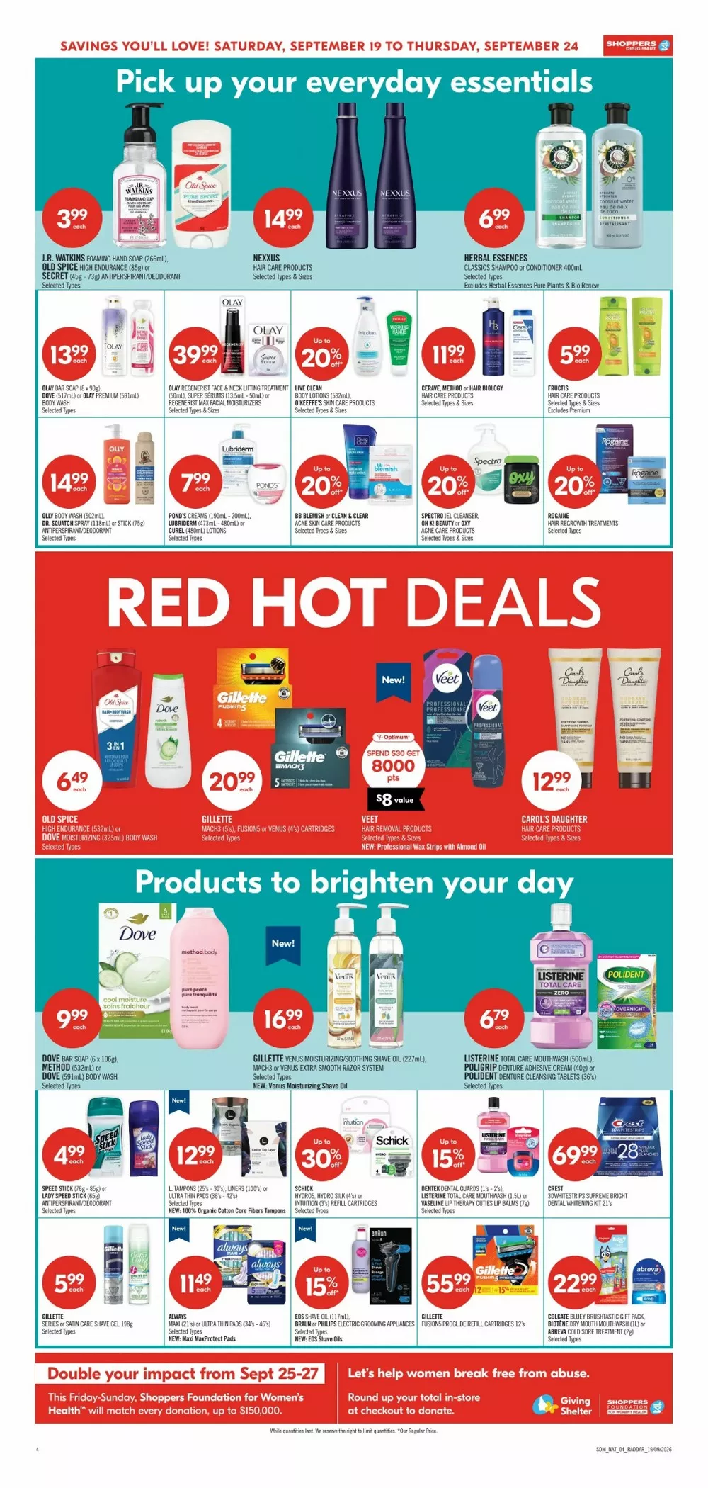 shoppers drug mart flyer september 19 24 13 203