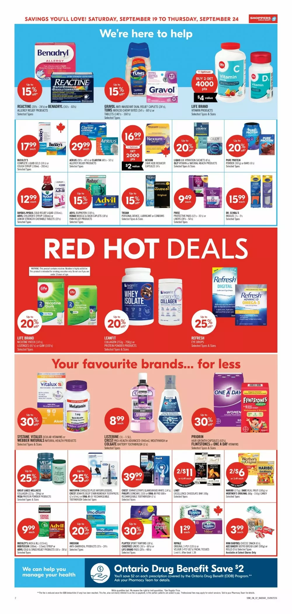 shoppers drug mart flyer september 19 24 7 210