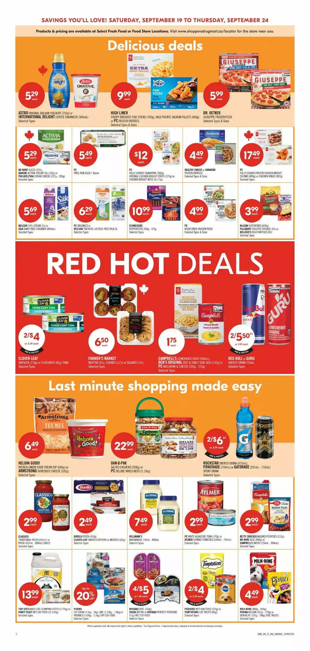 shoppers drug mart flyer september 19 24 9 915