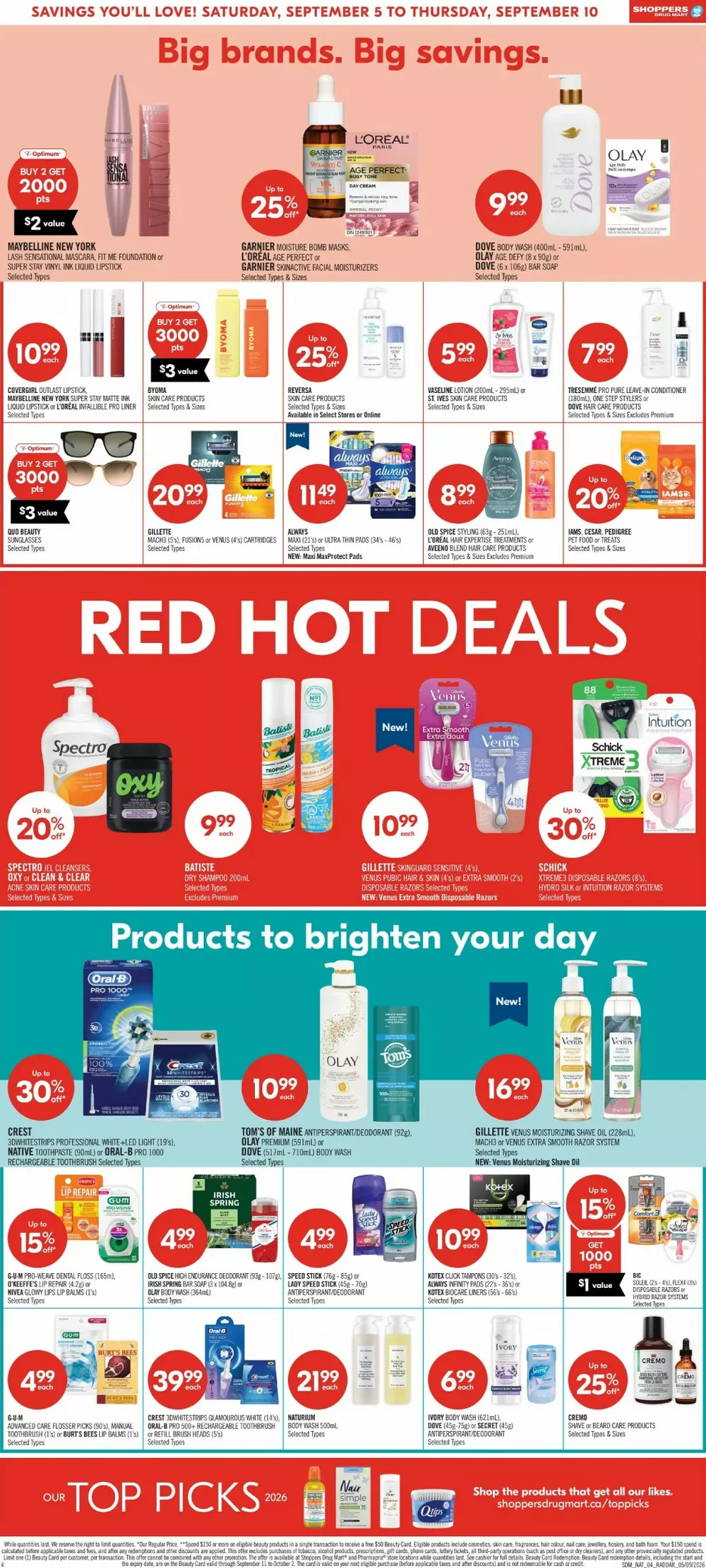 shoppers drug mart flyer september 5 10 11 04192244