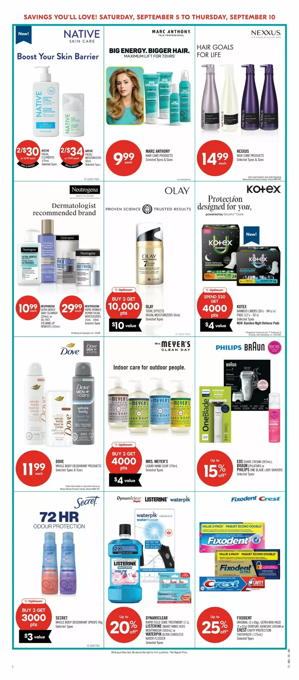 shoppers drug mart flyer september 5 10 14 46565105