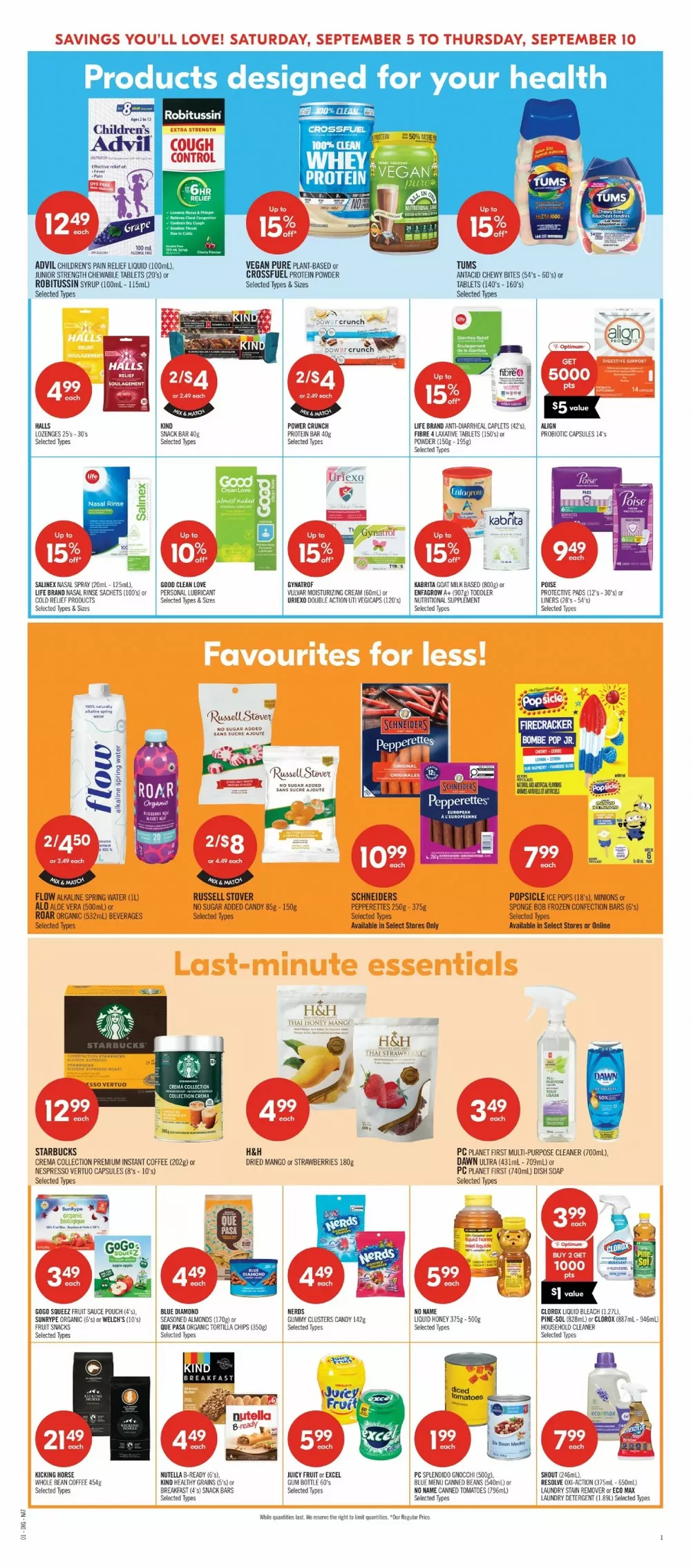 shoppers drug mart flyer september 5 10 17 38077190