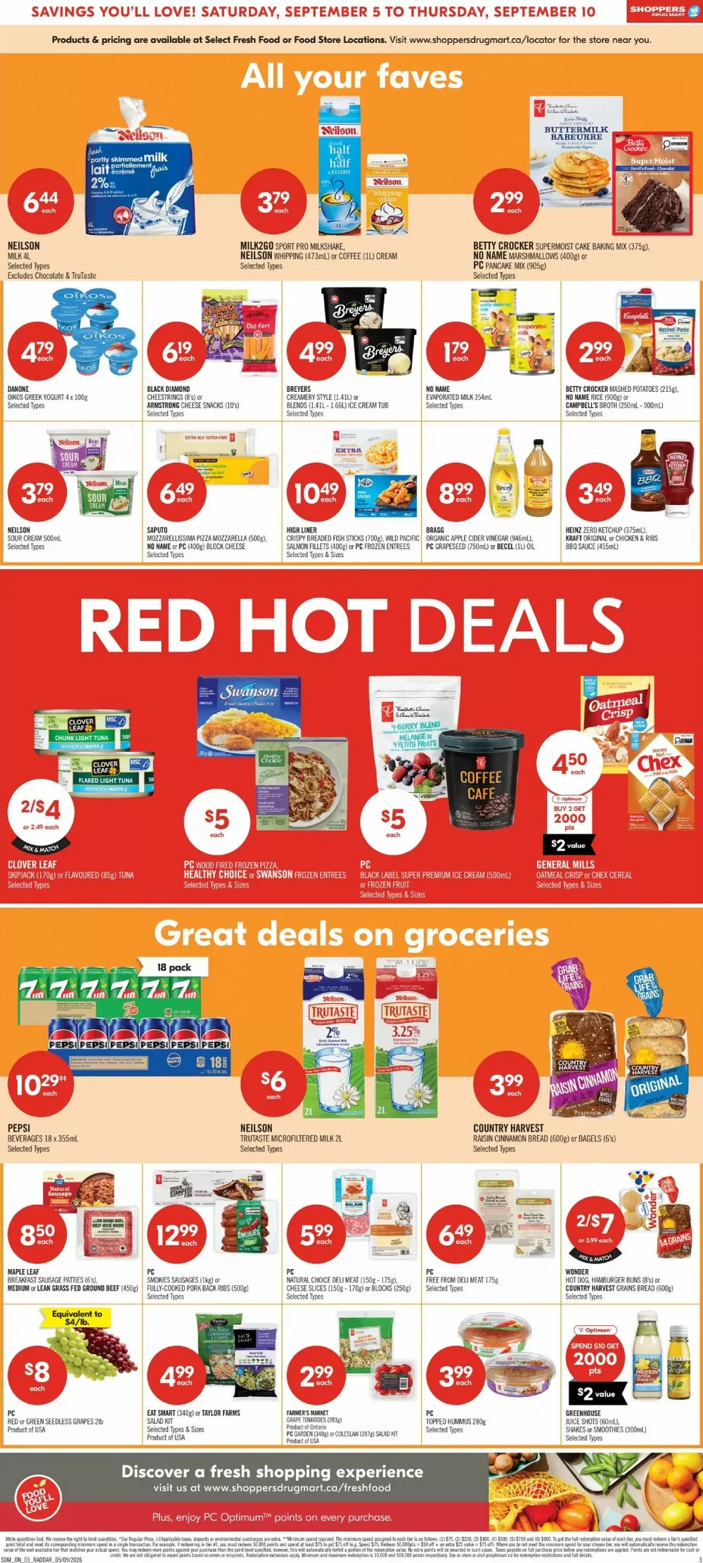 shoppers drug mart flyer september 5 10 5 99167167