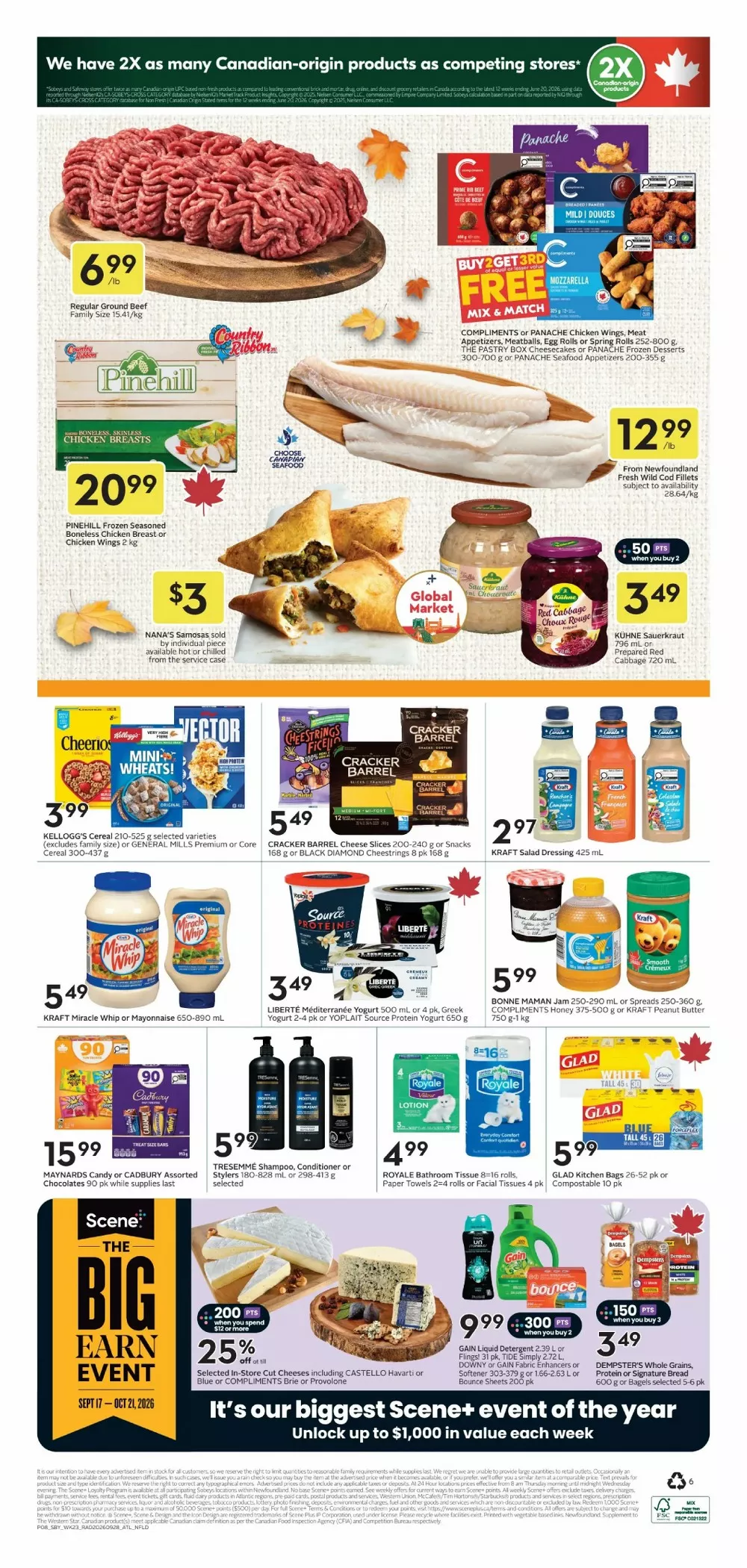 sobeys flyer atlantic october 1 7 3