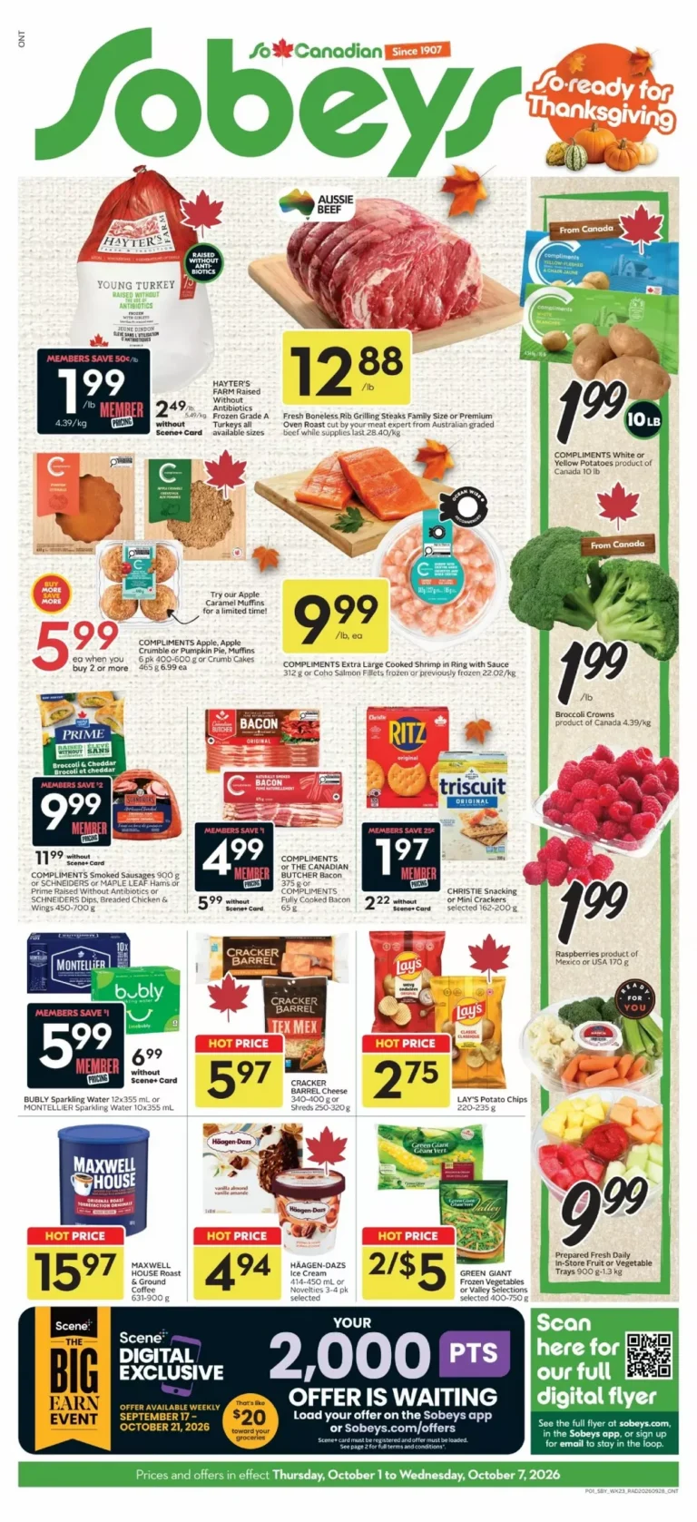 sobeys flyer on tomorrow week 40