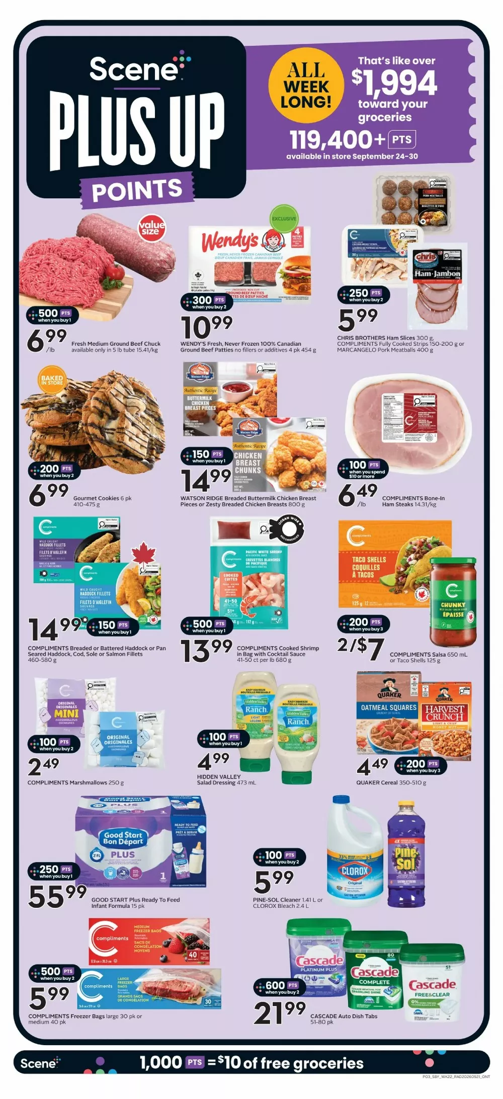 sobeys flyer on september 24 30 5 145