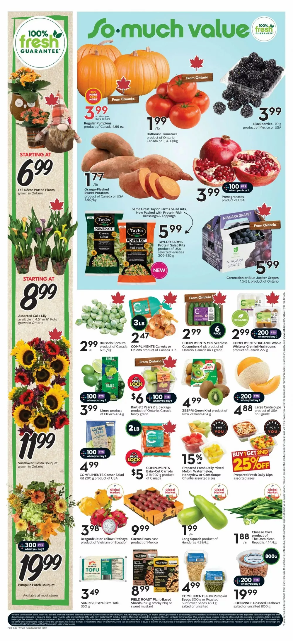 sobeys flyer on september 24 30 6 242