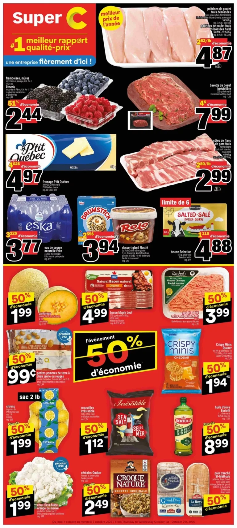 super c flyer tomorrow week 40, super c circulaire semaine 40