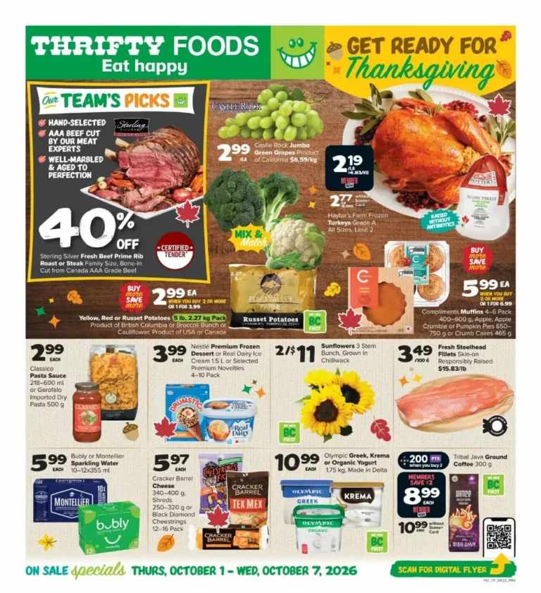 thrifty foods flyer week 40 tomorrow