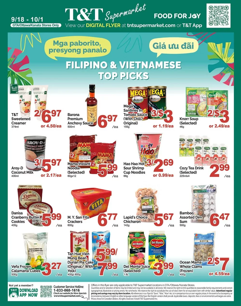 tt supermarket flyer september 18 24 11