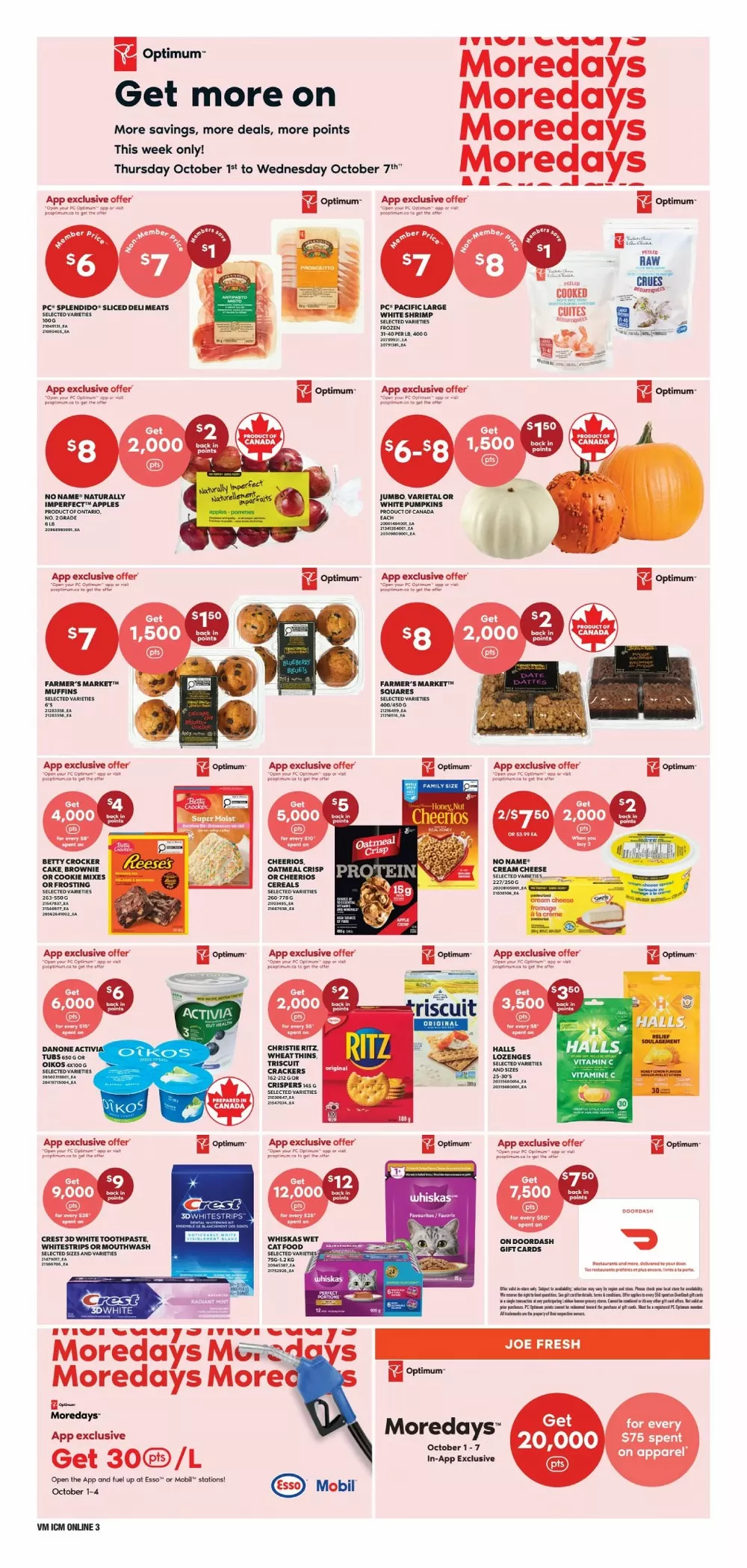 valu mart flyer october 1 7 6 669