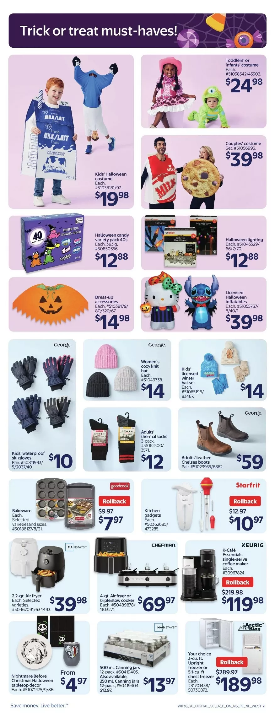 waalmart flyer october 1 7 19