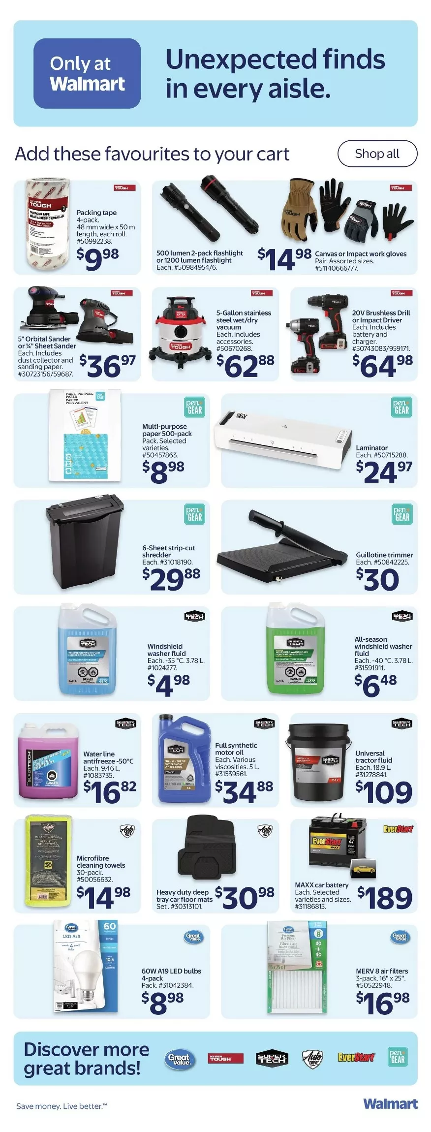 waalmart flyer october 1 7 20