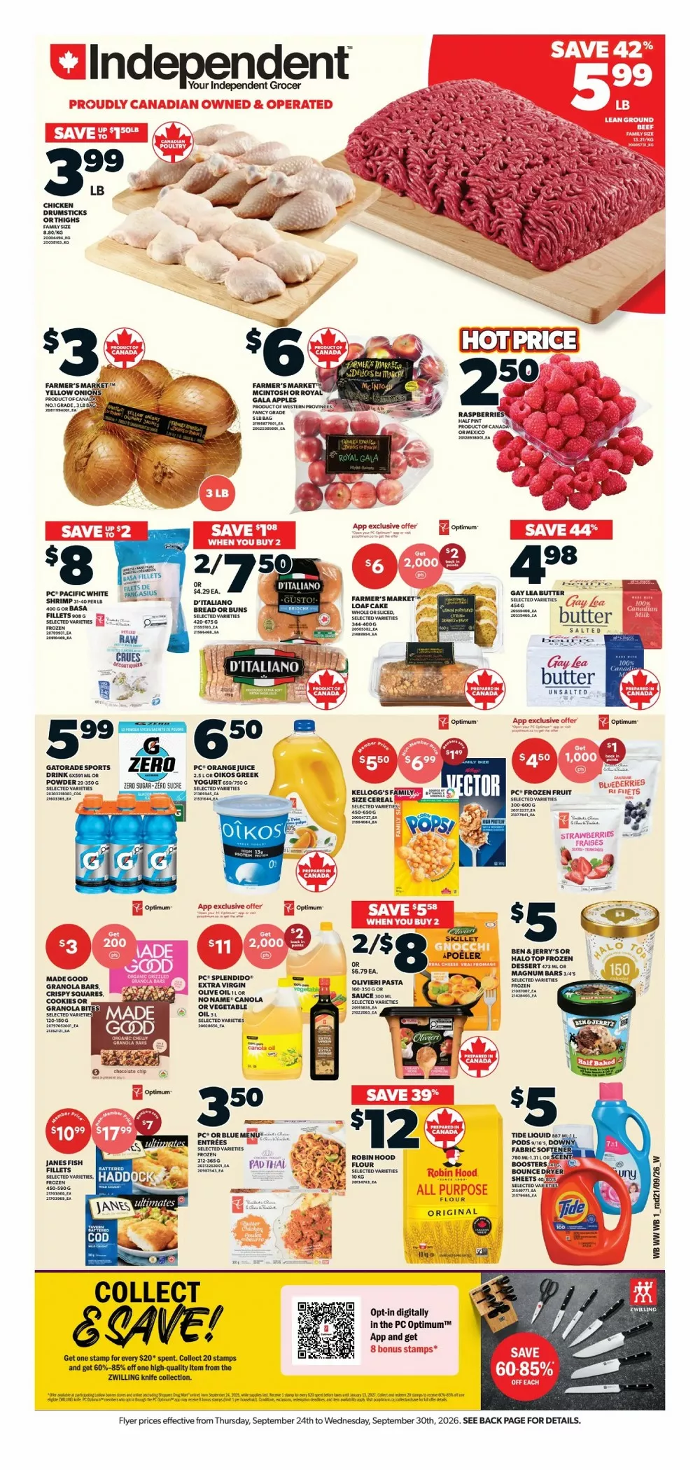 Independent Grocer Flyer October 1 - October 7, 2026 1 your independent flyer week 39