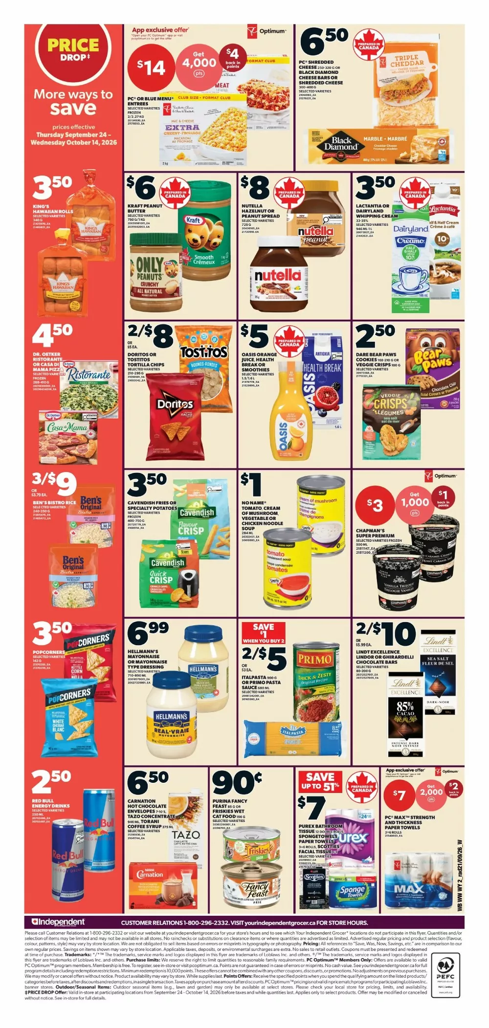 Independent Grocer Flyer October 1 - October 7, 2026 2 your independent flyer september 24 30 2 108