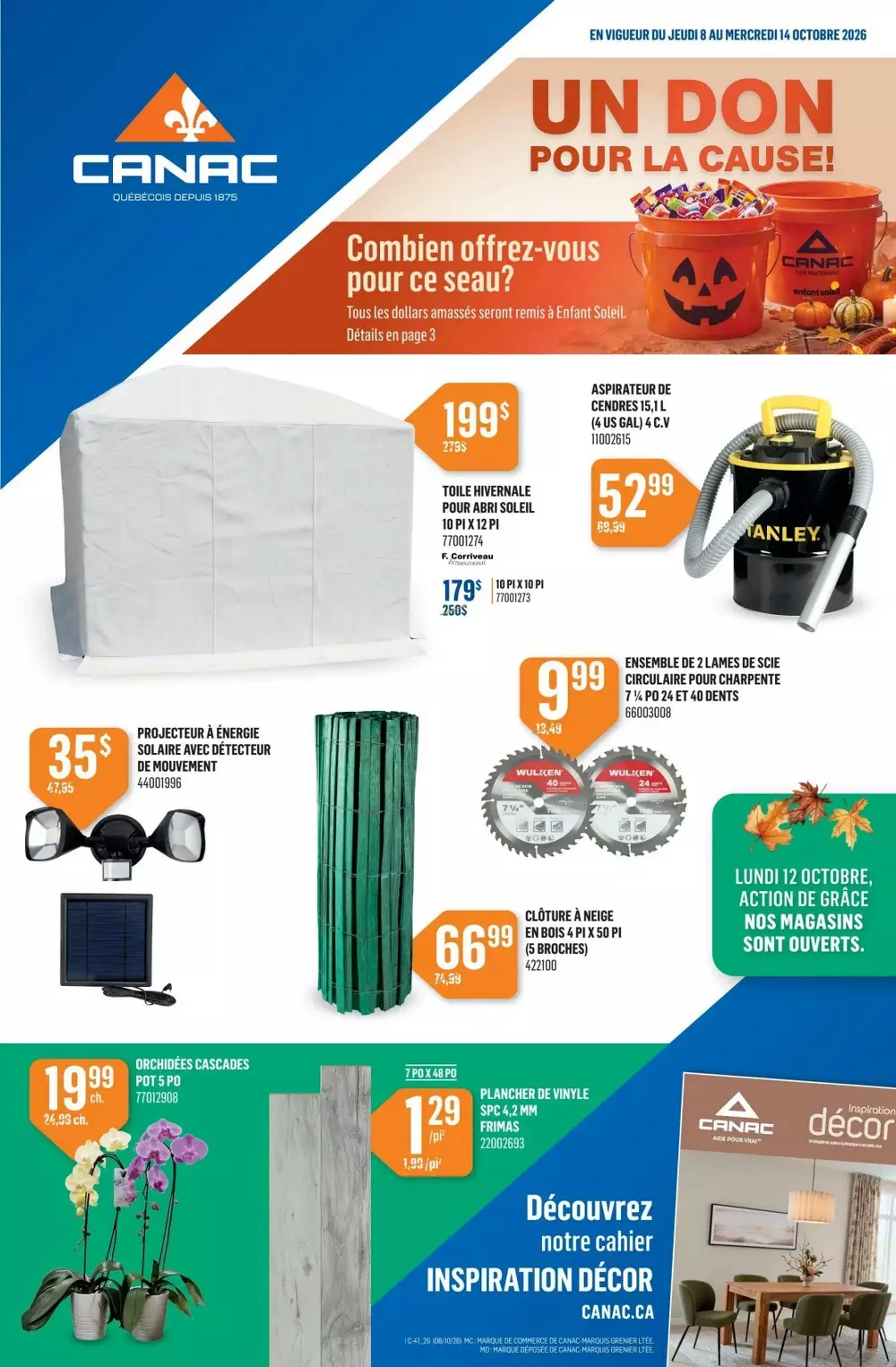 Canac Flyer October 15 - October 21, 2026 1 canac flyer week 41