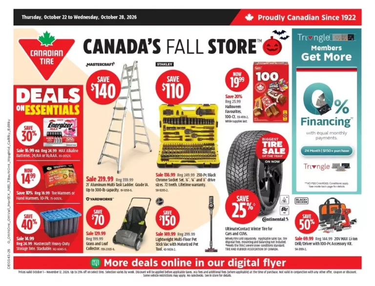 canadian tire flyer week 43, canadian tire circulaire semaine 43