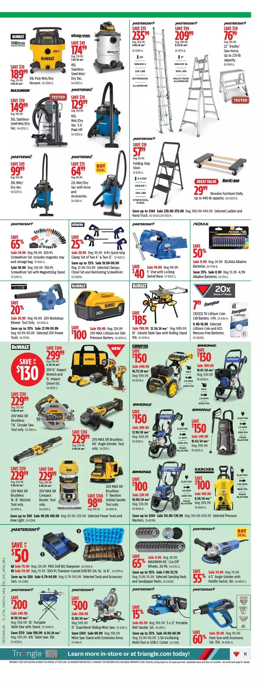 canadian tire flyer october 29 november 4 11 494