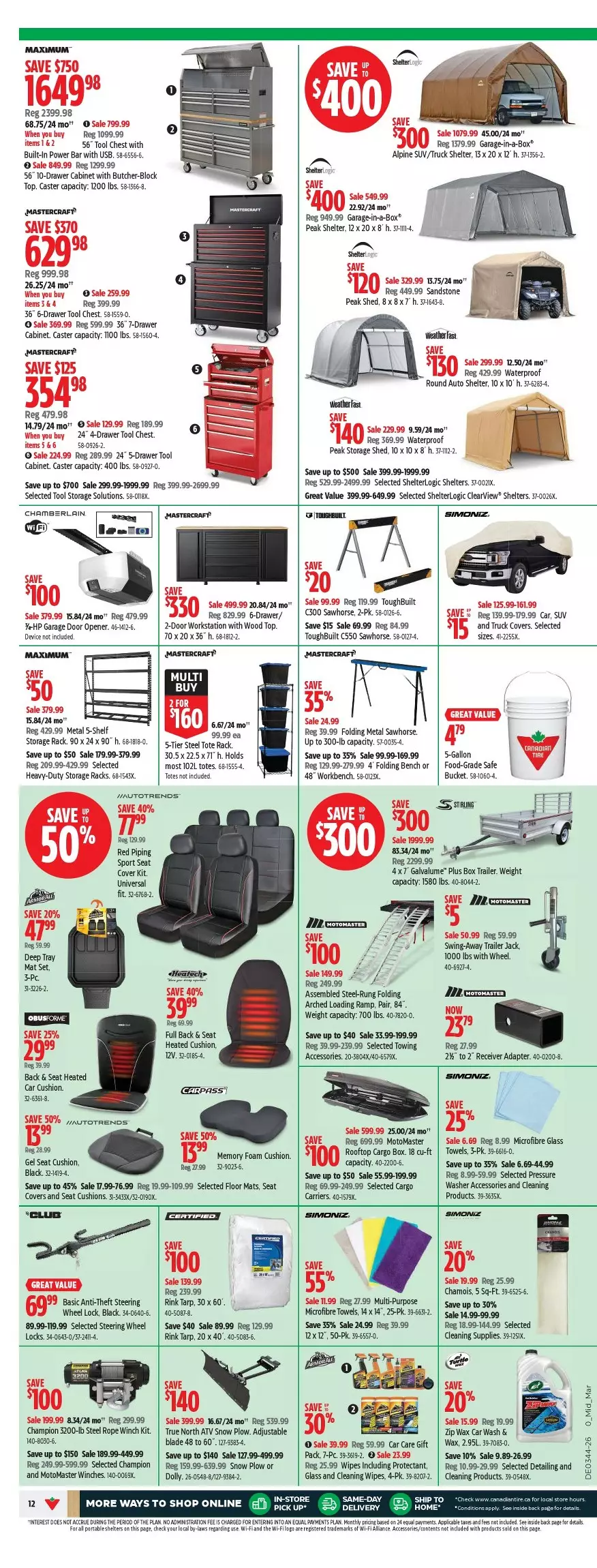canadian tire flyer october 29 november 4 12 782