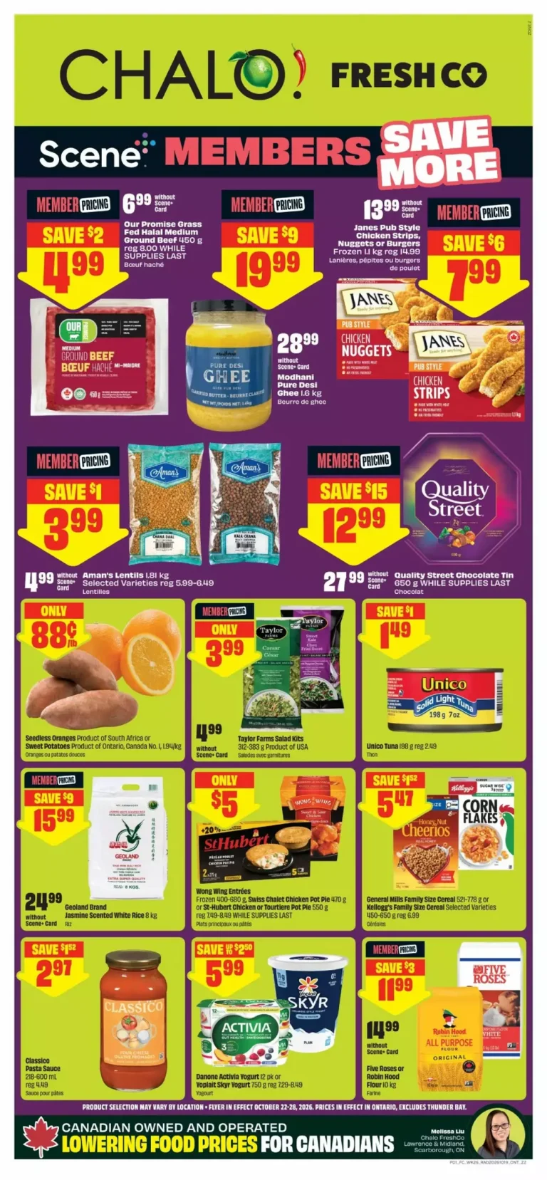 chalo freshco flyer week 43, 2026