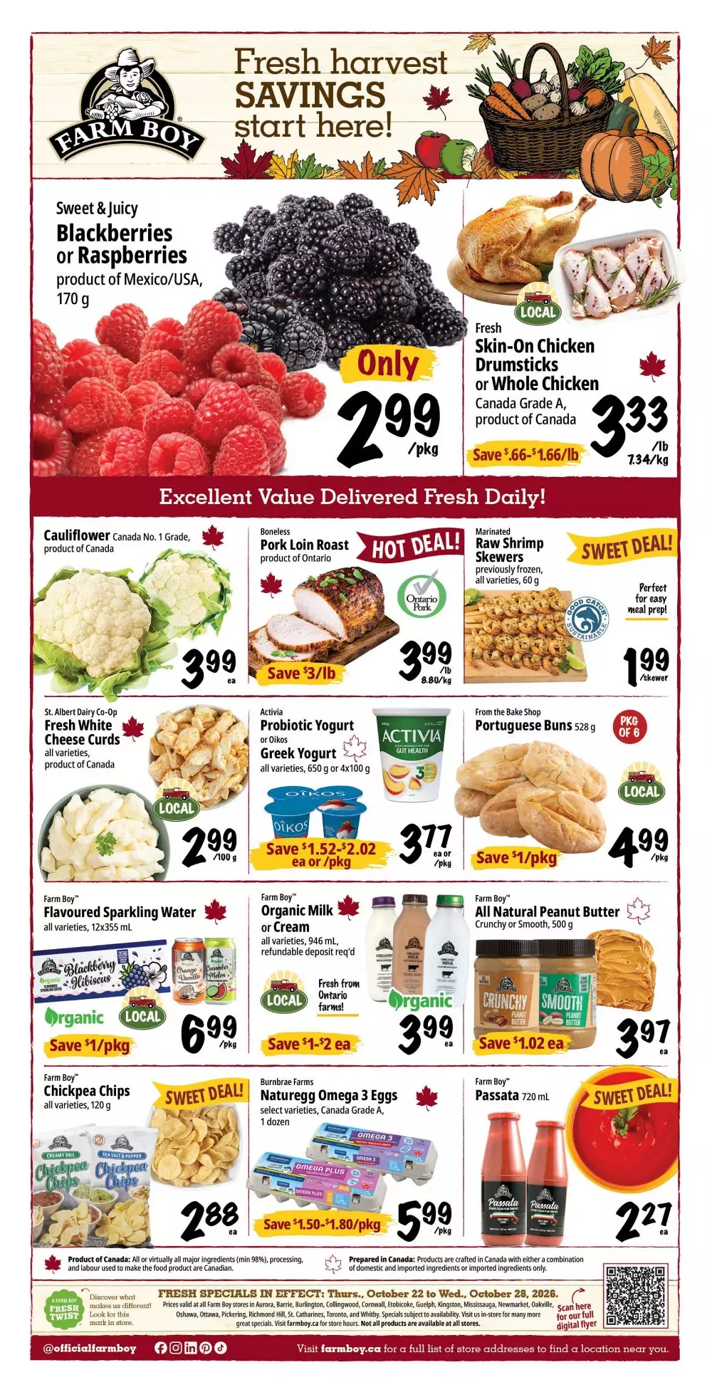 Farm Boy Flyer October 22 - October 28, 2026 1 farmboy flyer week 43