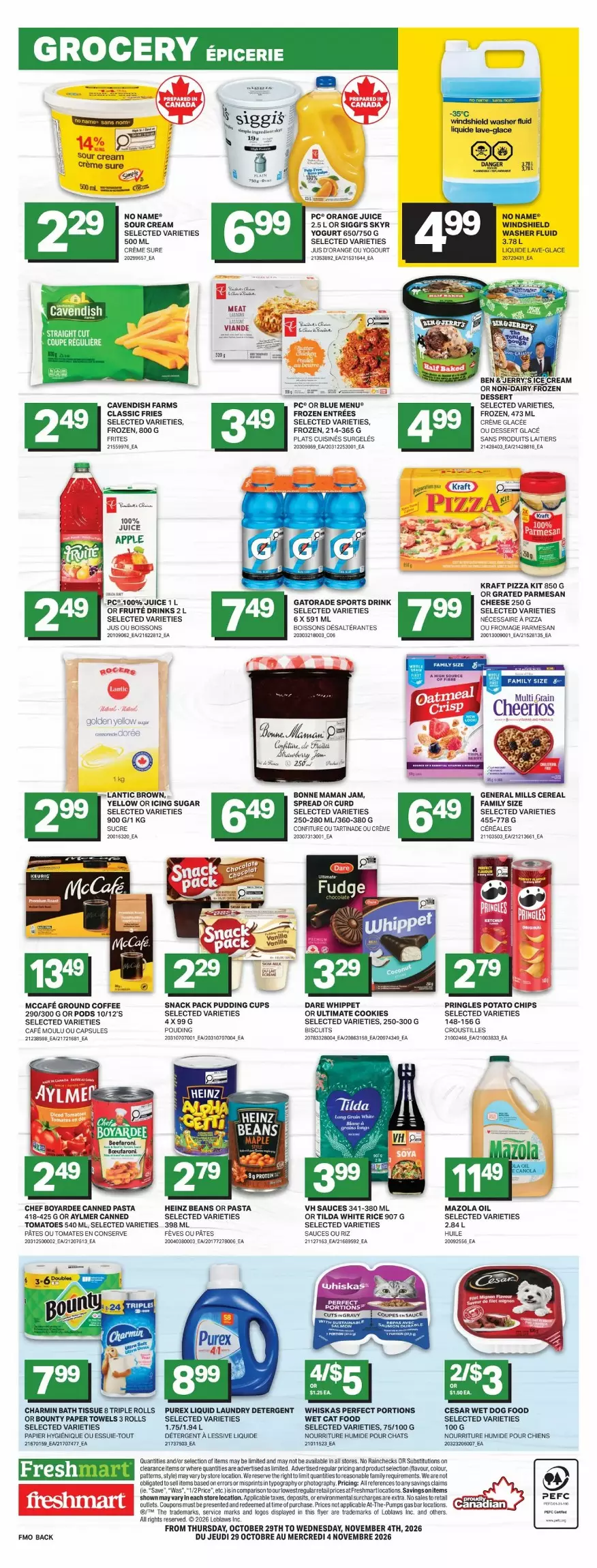 freshmart flyer october 29 november 4 4