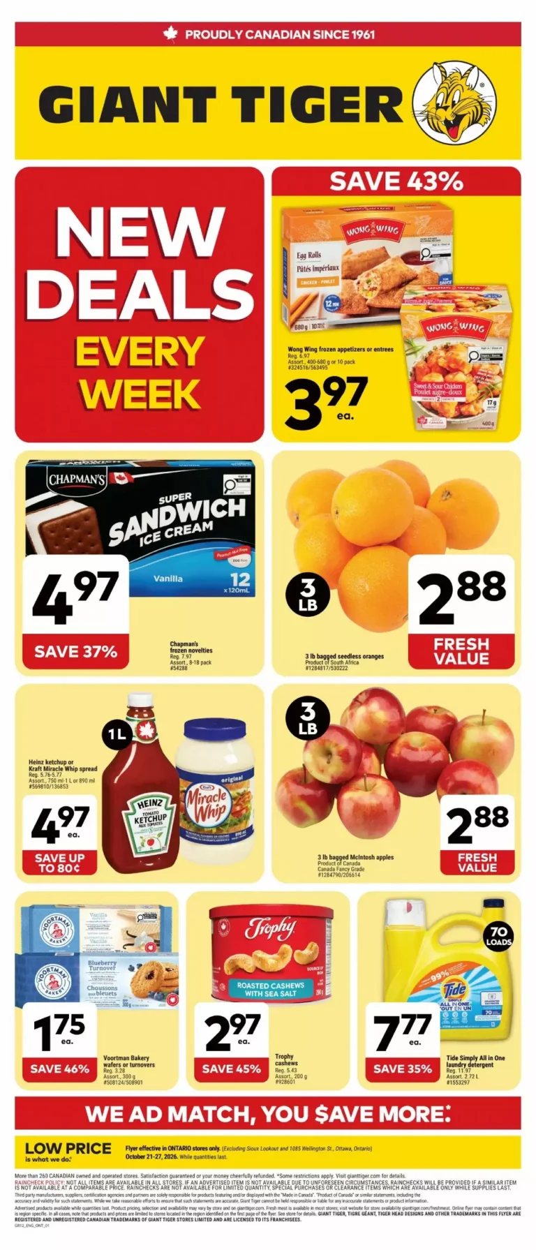 giant tiger flyer on week 43