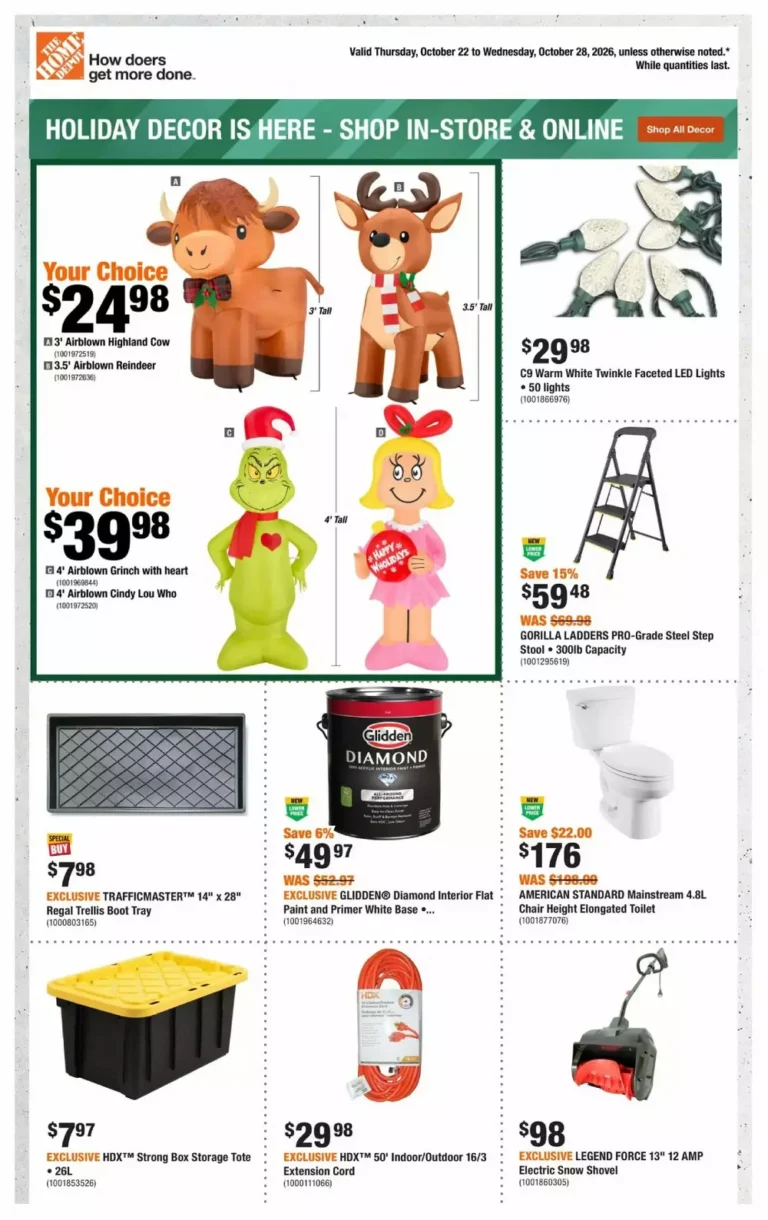 home depot flyer week 43