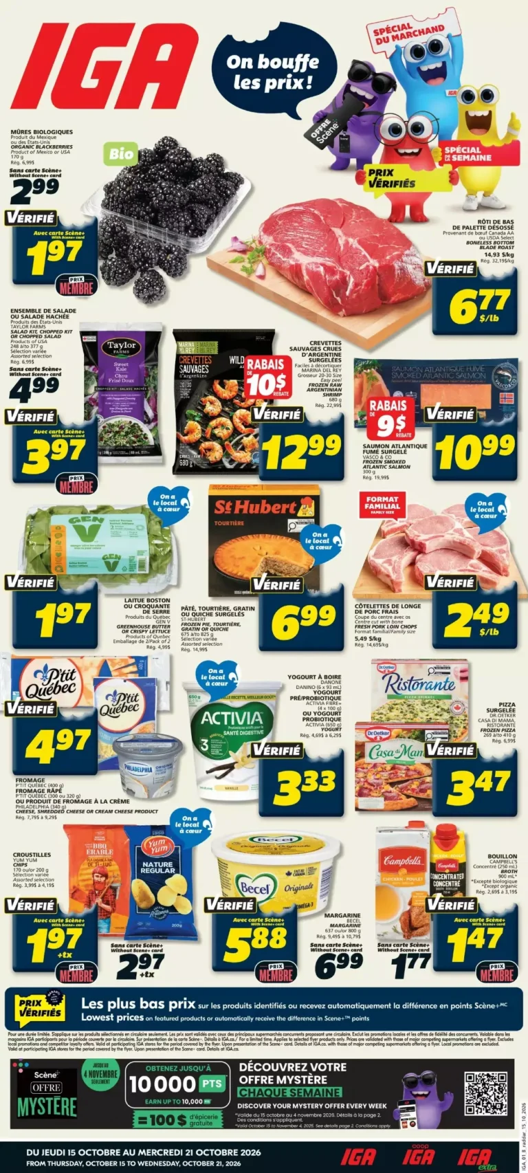 iga flyer week 42, iga circulaire semaine 42