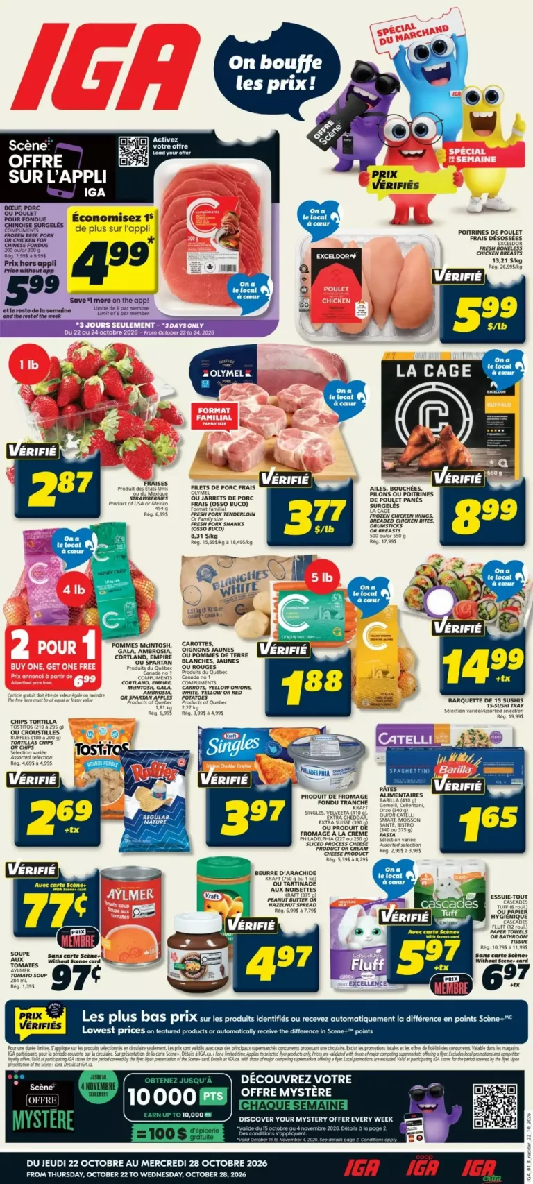 iga flyer week 43, iga circulaire semaine 43