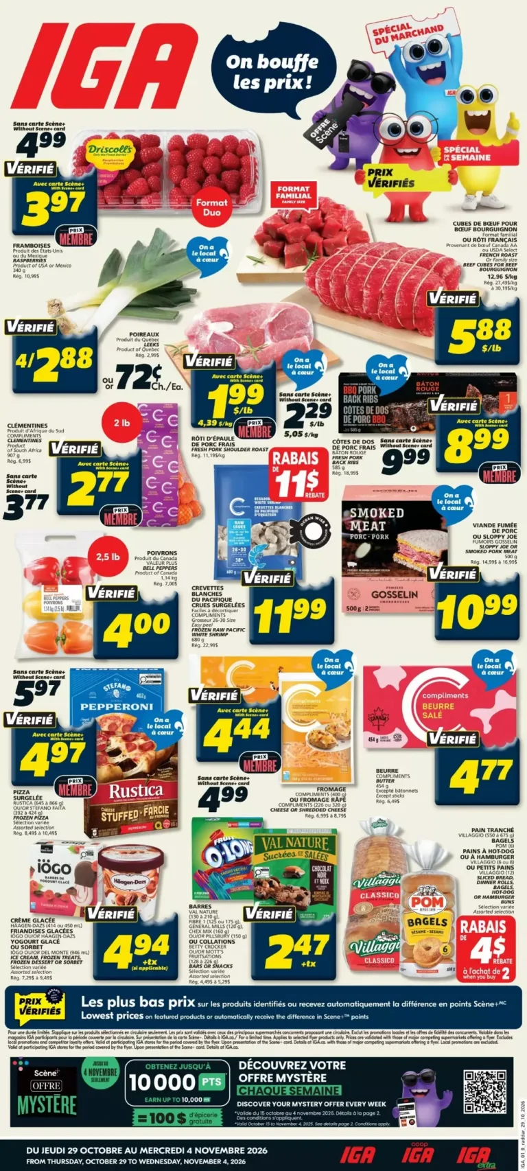 iga flyer week 44, iga circulaire semaine 44