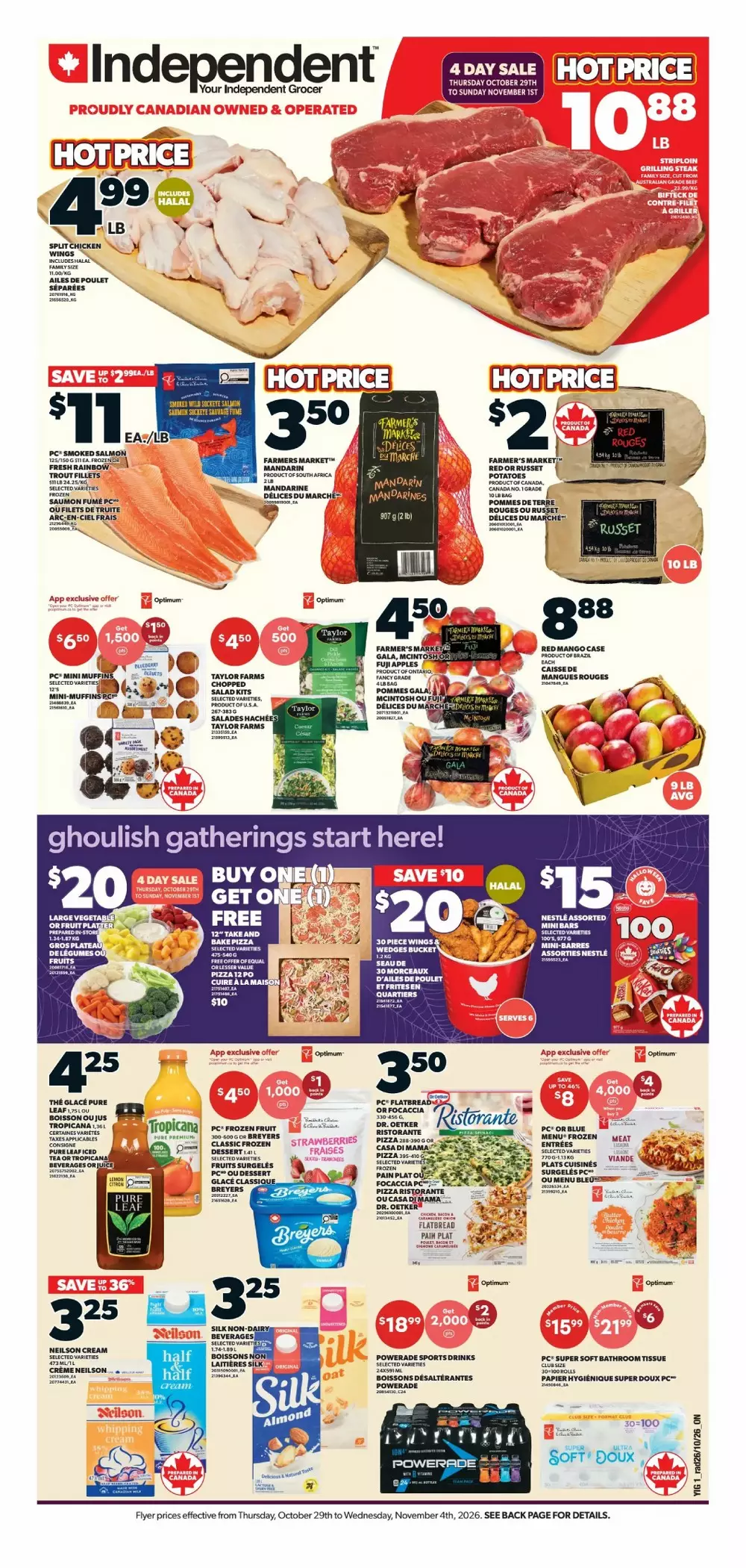 Independent Grocer Flyer October 29 - November 4, 2026 1 your independent flyer week 44