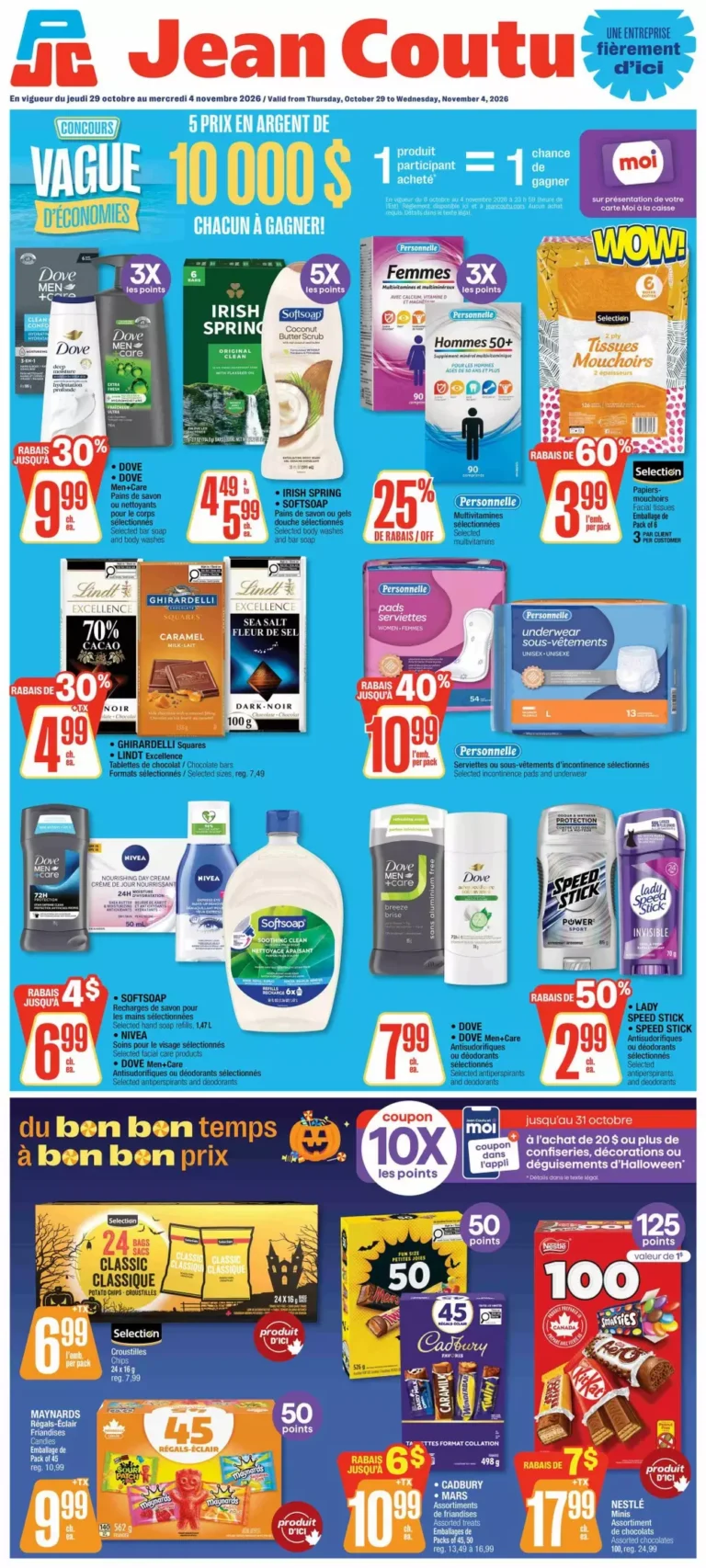 jean coutu flyer week 44, jean coutu circulaire semaine 44