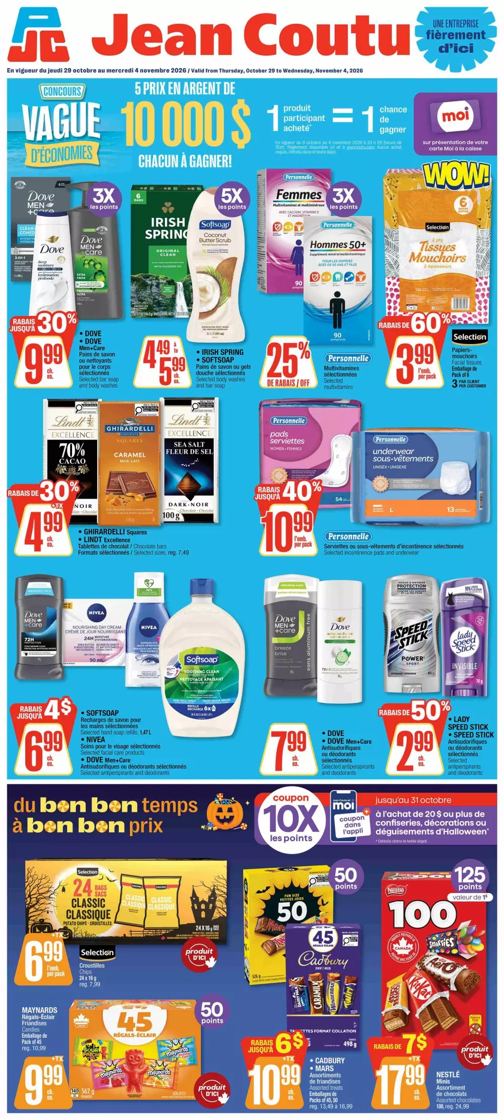 jean coutu flyer week 44, jean coutu circulaire semaine 44