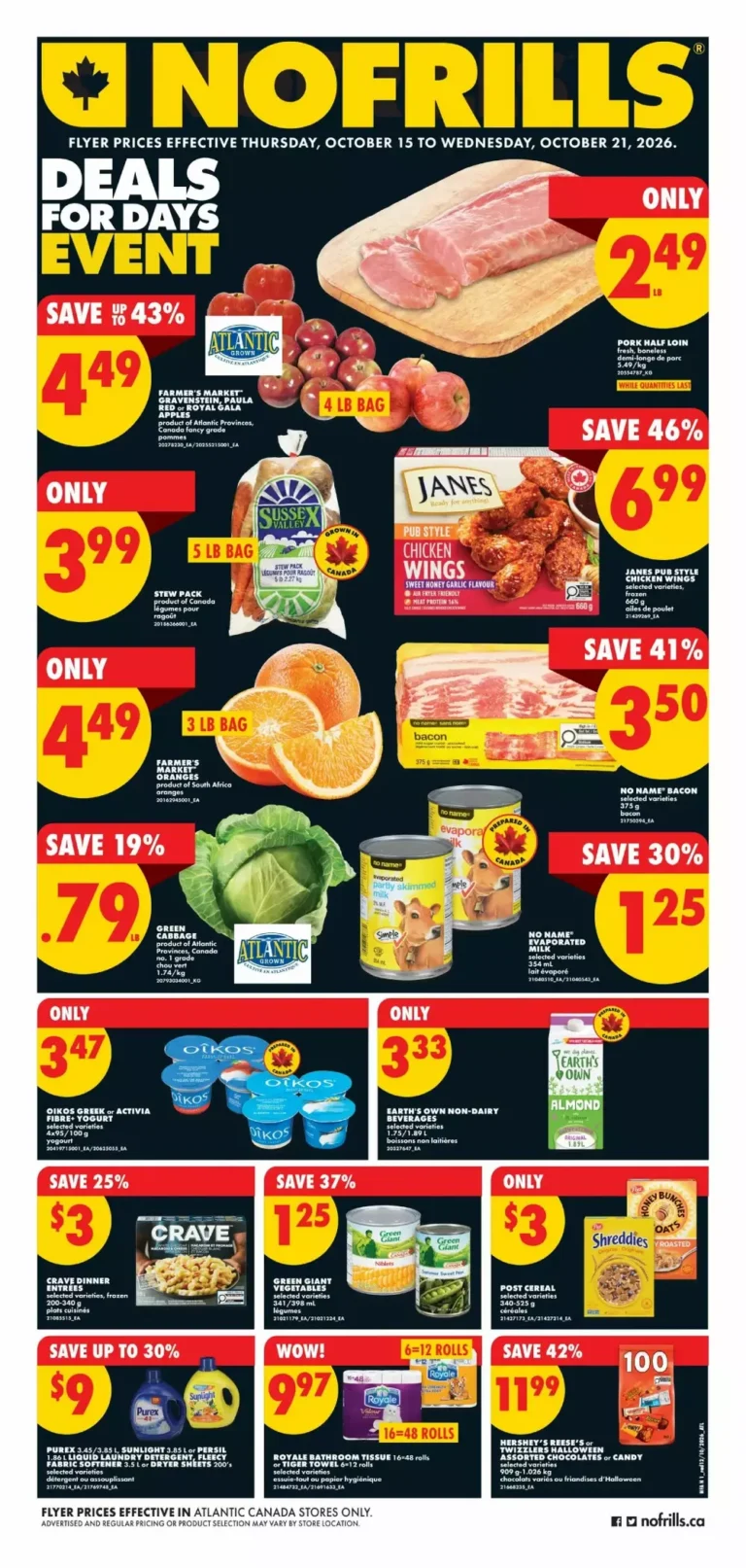 no frills flyer atlantic week 42