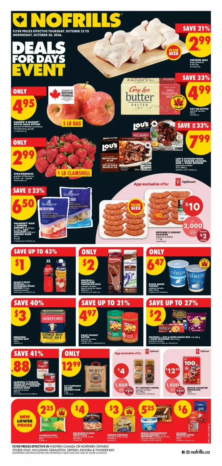no frills flyer west week 43, 2026