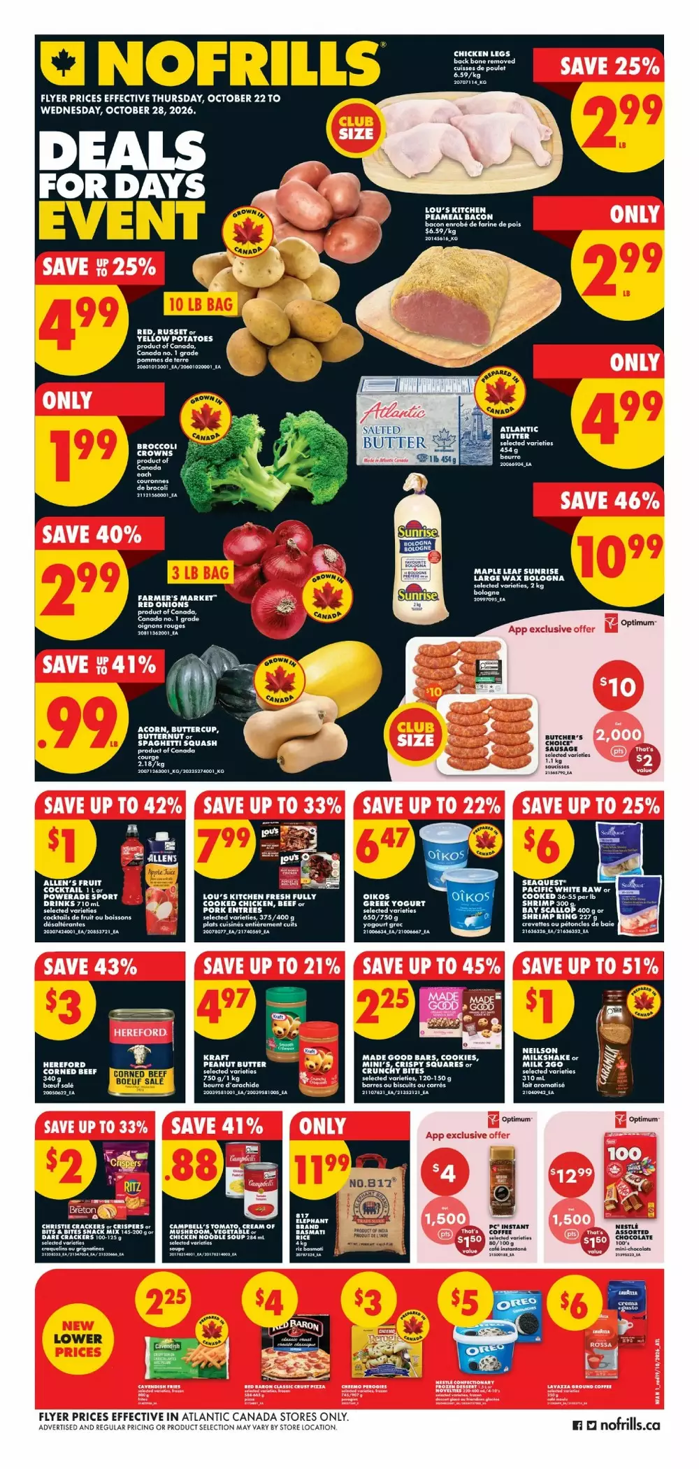 no frills flyer atlantic week 43, 2026