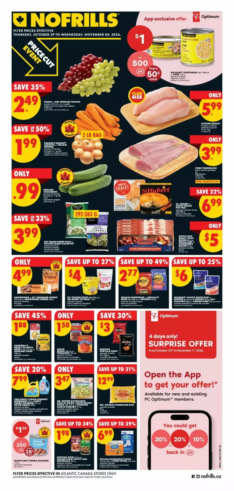 no frills flyer atlantic week 44