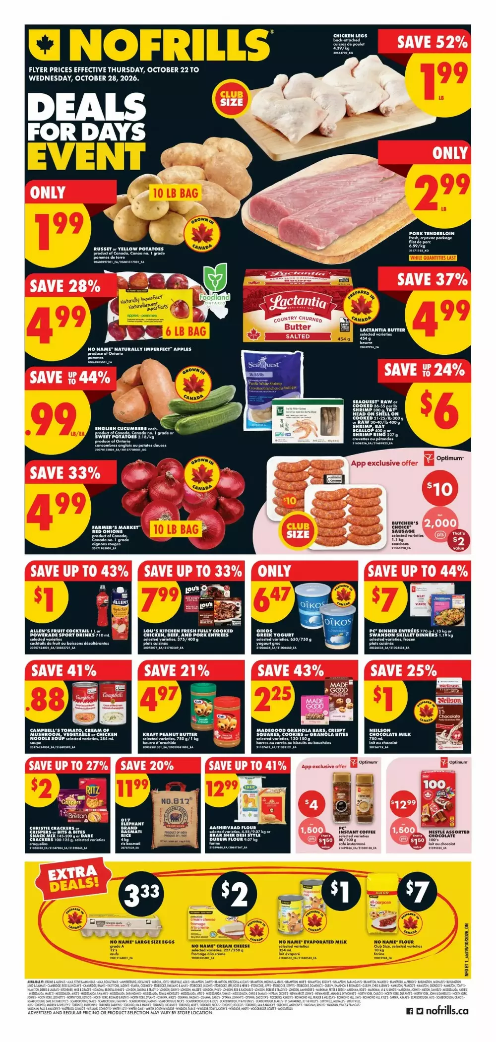 no frills flyer on week 43, 2026