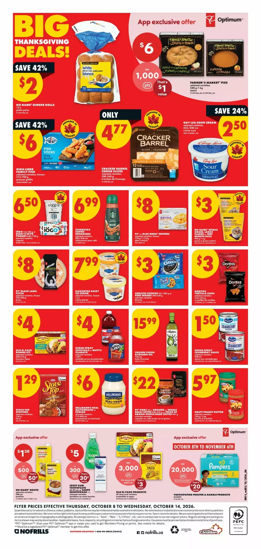 no frills flyer on october 8 14 4 389