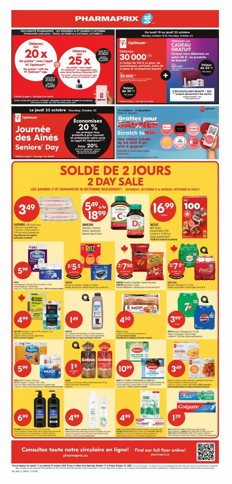 pharmaprix flyer week 42, pharmaprix circulaire semaine 42