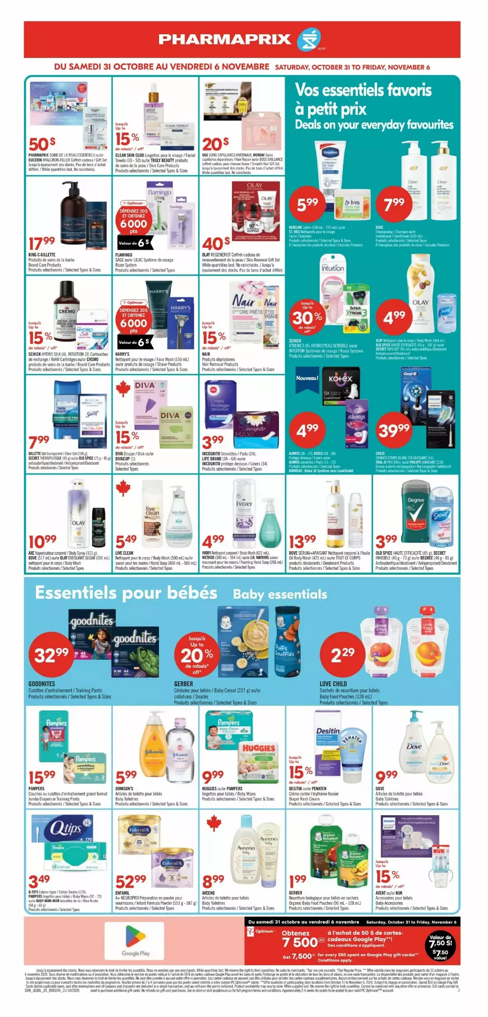 pharmaprix flyer october 31 november 5 12 911