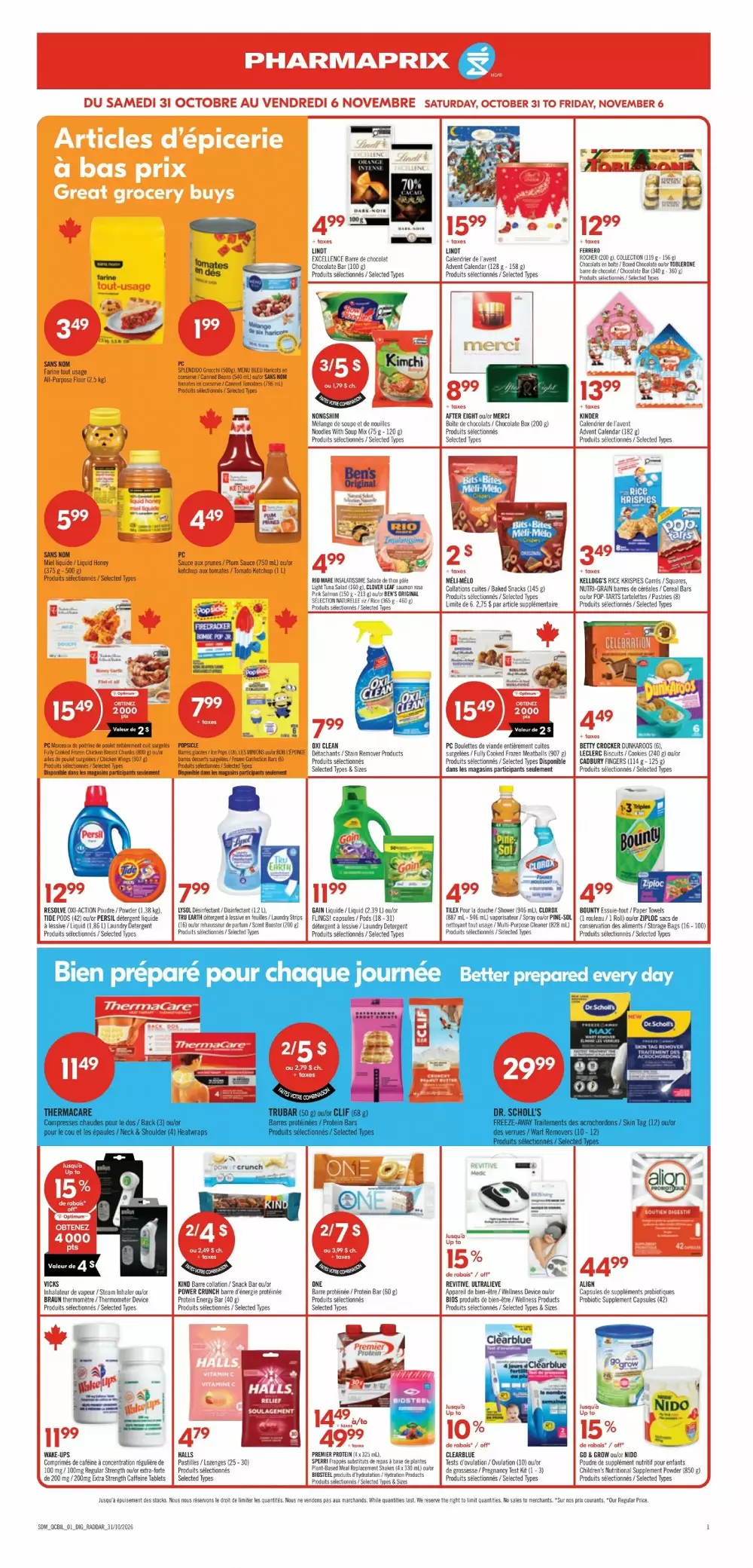 pharmaprix flyer october 31 november 5 20 383