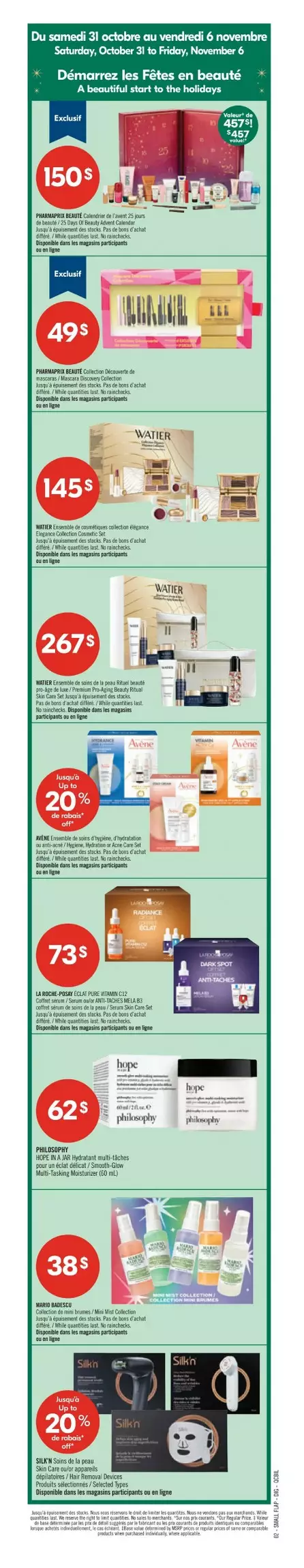 pharmaprix flyer october 31 november 5 5 611