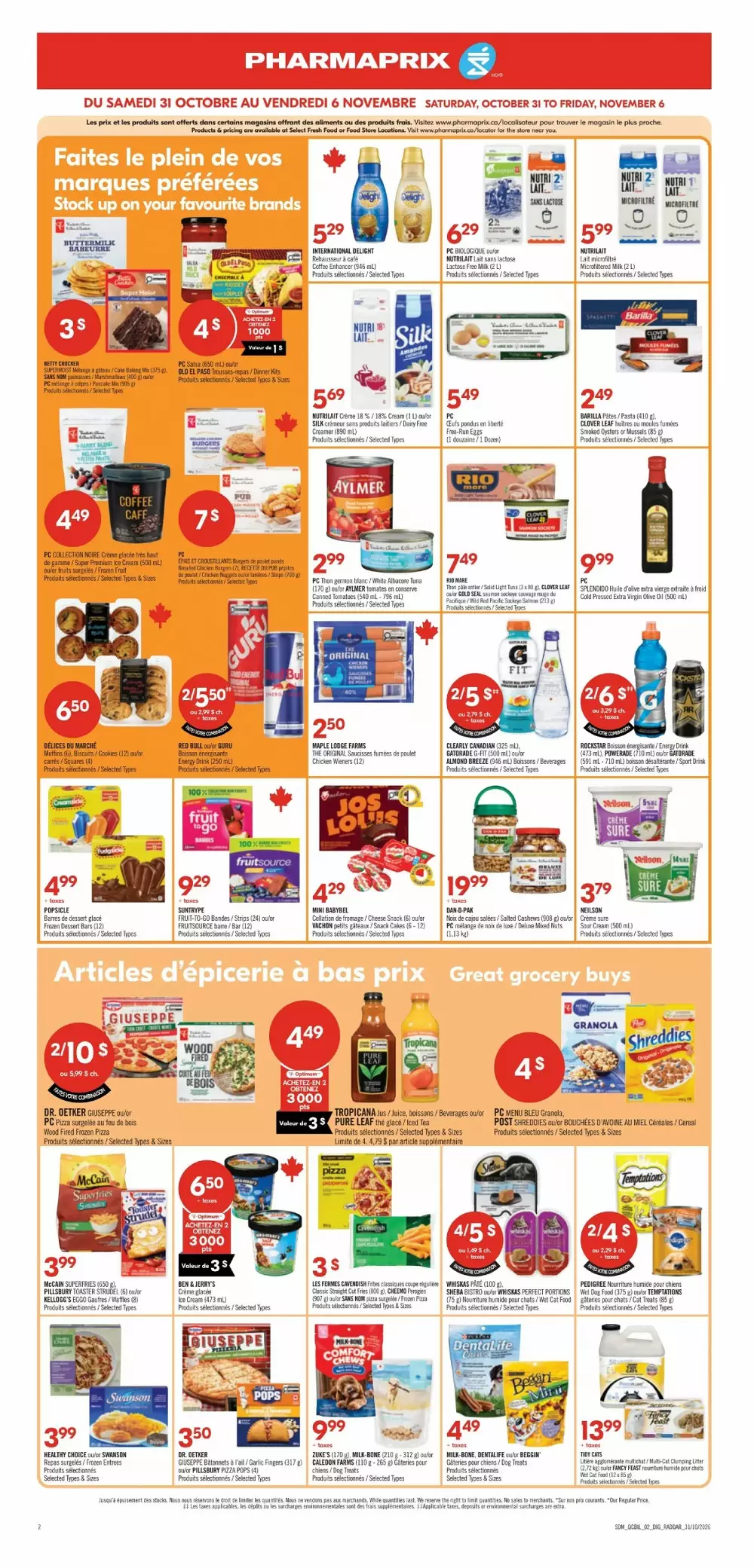 pharmaprix flyer october 31 november 5 9 917